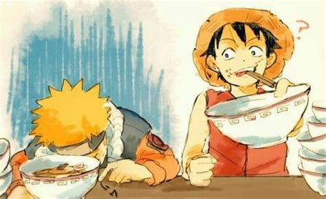 Naruto Luffy One Piece Crossover Tutoriales De Anime