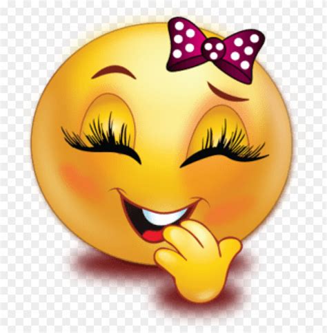Cute Shy Emoji Transparent Cheerful Delighted Emoji Emoticon Glad