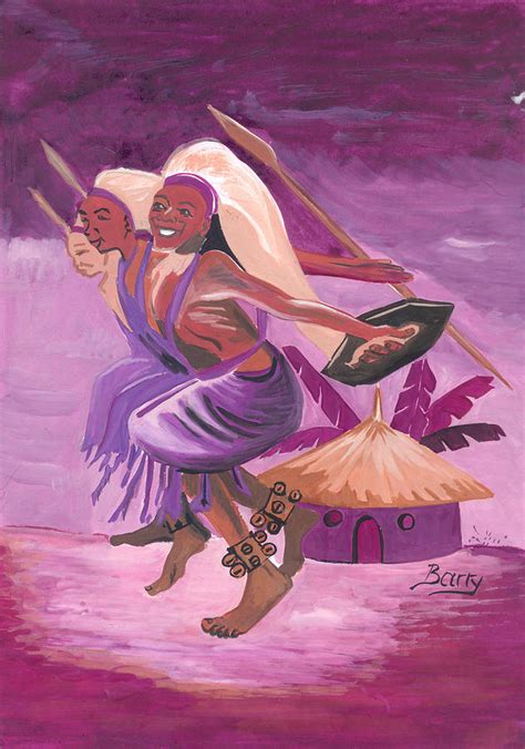Intore Dance From Rwanda Painting By Emmanuel Baliyanga