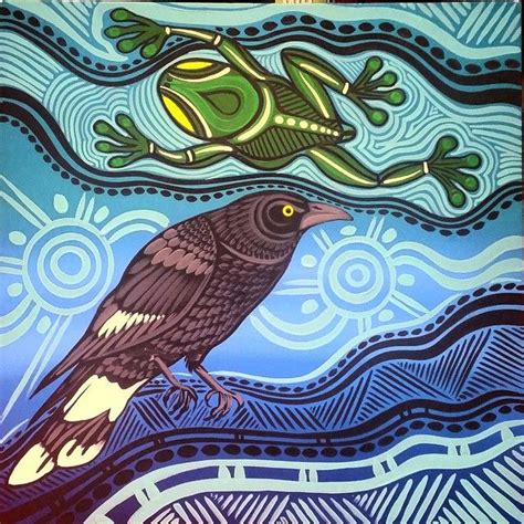 Iluka Art And Design On Instagram Currawong And Green Tree Frog Painted
