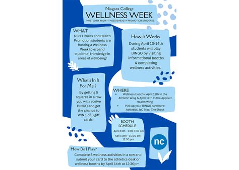 Fitness And Health Promotion Students Host Wellness Week April 10 14