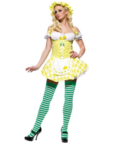 Lemon Girl Adult Lemon Meringue Costume