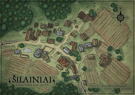 Artstation Village Maps