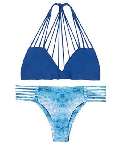 Mikoh Swimwear Banyans Kapalua Bikini Set Deep Sea Underwater Sea
