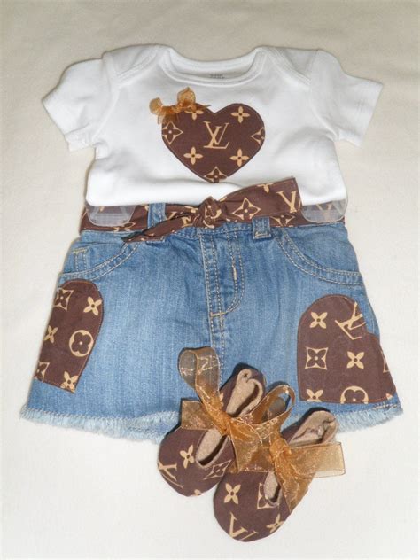 Baby Girl Louis Vuitton Inspired Outfit