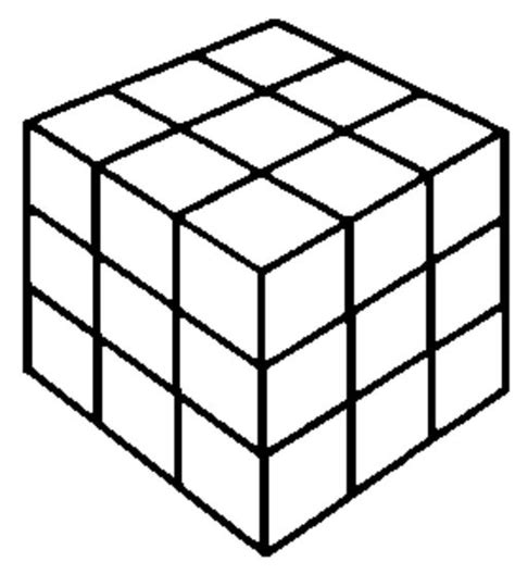 Use a trick to fix the second layer. rubiks cube all white - Clip Art Library