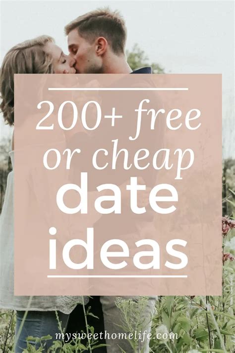 200 Cheap Or Free Date Ideas For Married Couples My Sweet Home Life Date Night Ideas For