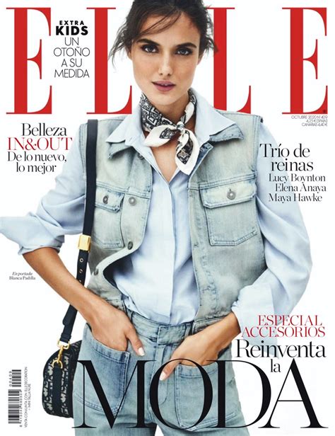 Blanca Padilla Elle Spain 2020 Cover Fashion Editorial