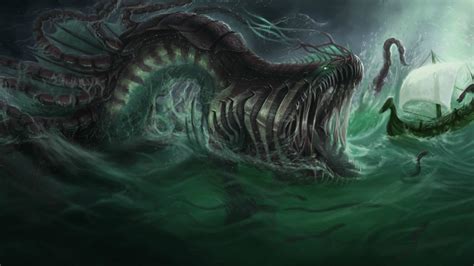 Ocean Monster Picture Wallpaper High Definition High Quality