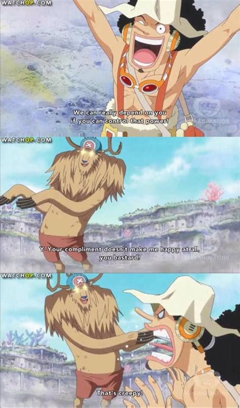 Usopp And Chopper One Piece Funny One Piece Funny Moments One