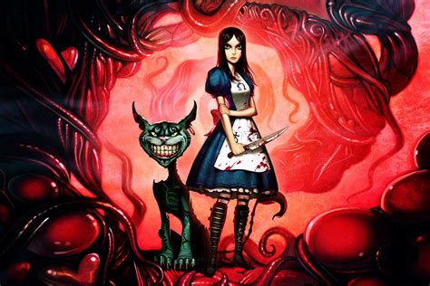 Alice Madness Returns American Mcgees Cheshire Cat Poster My Hot Posters