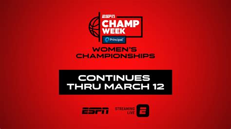 Espn Platforms Home To Nearly 30 Womens Basketball Conference Championships During Champ Week