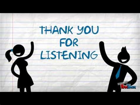Top news videos for thank you for listening. Thank You For Listening - YouTube