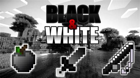 Black And White Pvp Texture Pack Default Edit 16x 189 Minecraft