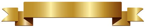 Gold Banner Transparent PNG Clip Art | Gallery Yopriceville - High