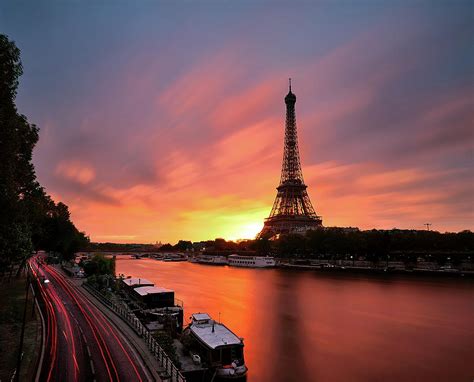 Sunrise At Eiffel Tower Photograph By © Yannick Lefevre Photography