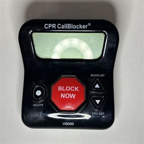 Cpr Call Blocker V5000 For Landline Phones Block Robocalls Stop Spam