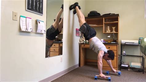 Handstand Wall Walks Core Workout Youtube