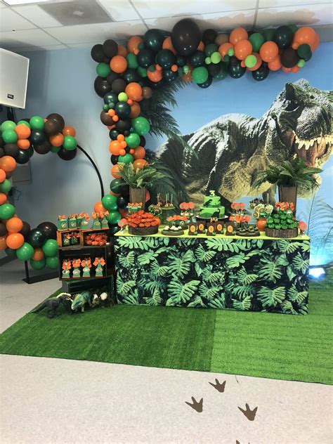 T Rex Birthday Party Ideas Photo 3 Of 10 Catch My Party