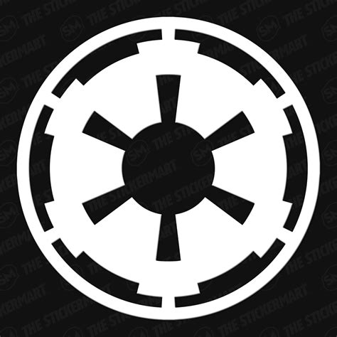 Star Wars Imperial Symbol Vinyl Decal Star Wars Symbols Imperial