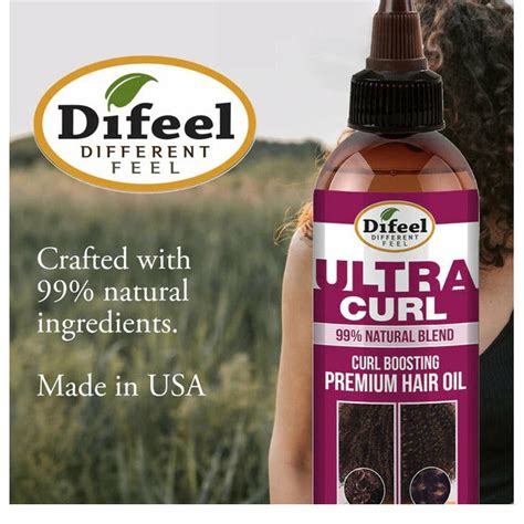 Difeel 99 Natural Ultra Curl Premium Hair Oil Curl Boosting Hair Oil