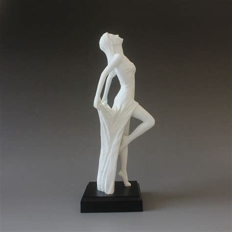 Modern Style Sexy Beauty Figure Miniature Statue Bathe Dance Nude Woman