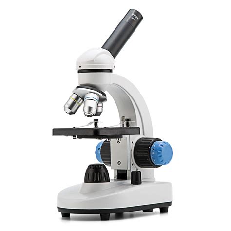 National Optical 40x 1000x Compound Microscope Set With Slides For