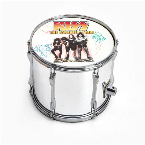 Images For 3149419 KISS THE FAREWELL TOUR Drums Fully Signed By All