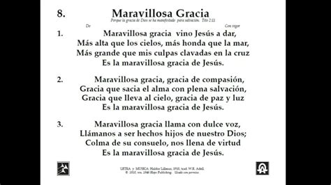 Himno Maravillosa Gracia Youtube