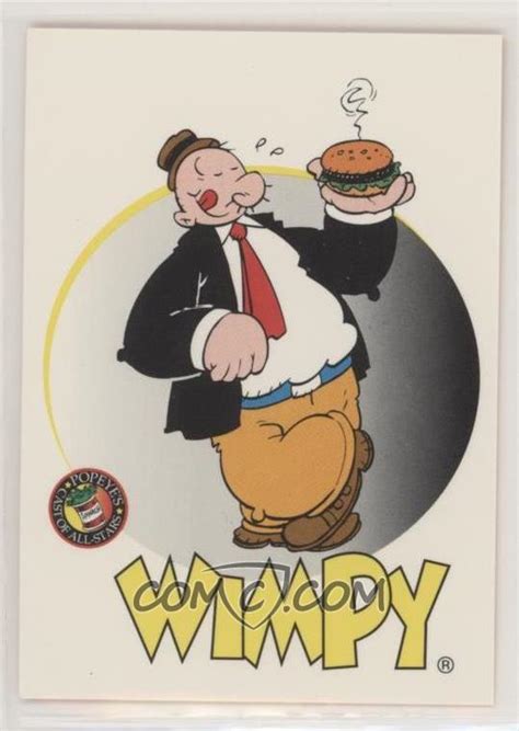 1994 Card Creations Popeye Base 4 J Wellington Wimpy