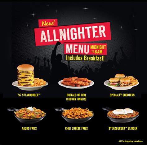 Remember that some steak n shake promotions coupons only apply to selected items, so make sure all the items in your cart are eligible to be applied the code before you place your order. Seven-Patty Burger Anchors Steak 'n Shake Late-Night Menu ...