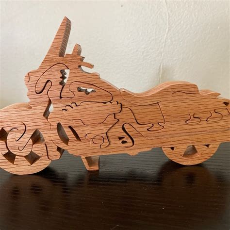 Motorcycle Puzzle Etsy