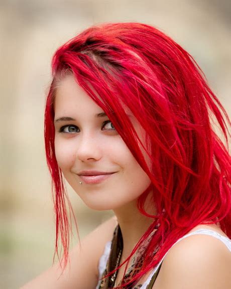 New, modern hairstyles for women in. Red medium hairstyles