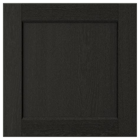 LERHYTTAN stalčiaus fasadas juodas beicas 39.7x39.7 cm | IKEA Lietuva