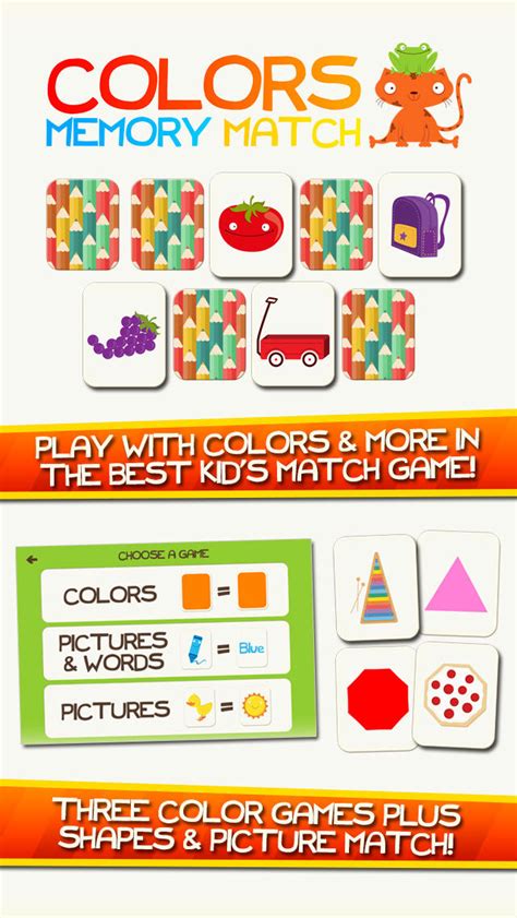 Iphone Giveaway Of The Day Colors Memory Match Color Learning Game