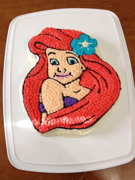 Little Mermaid Cake I Made For My Niece Little Mermaid Cakes Mermaid Cakes Desserts