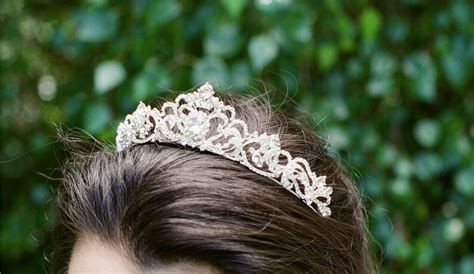 Bridal Tiara Swarovski Crystal Tiara Selina Rose Gold Etsy Canada