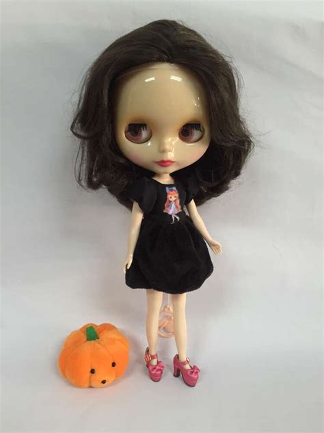 258 Nude Blyth Dolls Black Hair Factory Doll Fashion Doll Suitable For