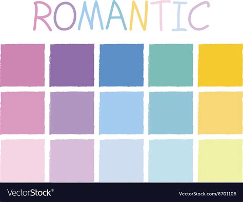Romantic Color Tone Without Code Royalty Free Vector Image