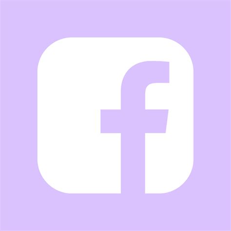 Light Purple Facebook Iphone Photo App Iphone Icon App Logo