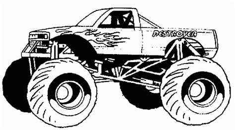 Hot Wheels Monster Jam Coloring Pages Coloring Page