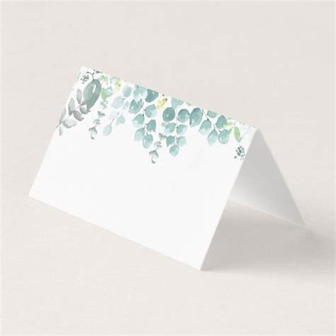 Create Your Own Folded Place Card Place