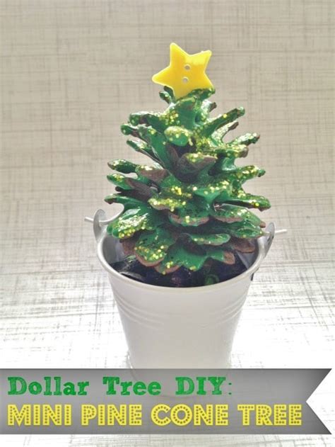 Diy Pine Cone Tree Home Dollar Tree Decoration Craft