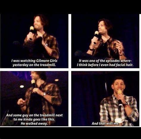 Aww This Is So Cutee Supernatural Convention Supernatural Memes Supernatural Panel Winchester