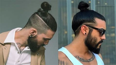 Best Man Bun Hairstyles For Men 2019 Top Knot Hairstyles