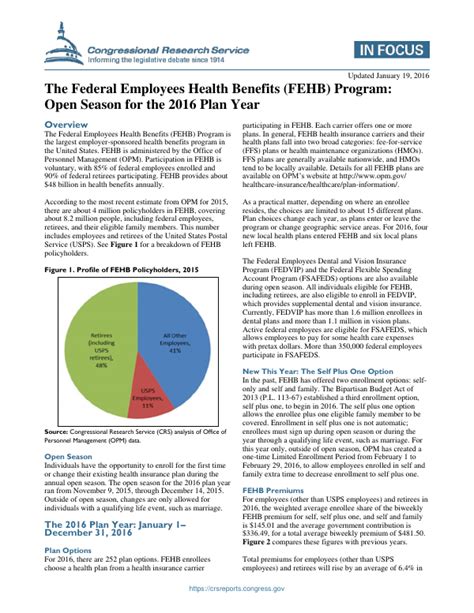 Federal Health Benefits Open Season 2023