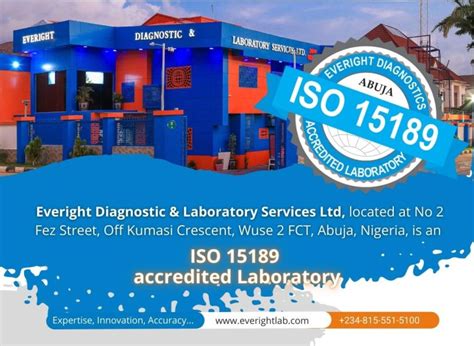 ISO Accredited Lab Everight Diagnostic Laboratory Services Ltd