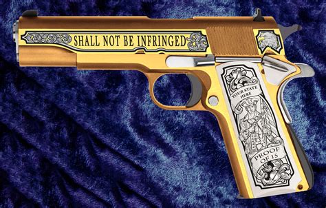 The 2nd Amendment Pistol American Legacy Firearms Custom Engraved Firearms
