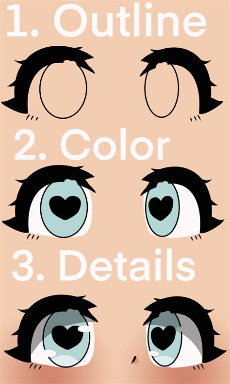 Ojos Editadosgacha Life Em Olhos De Anime Desenhos De Chibi Images