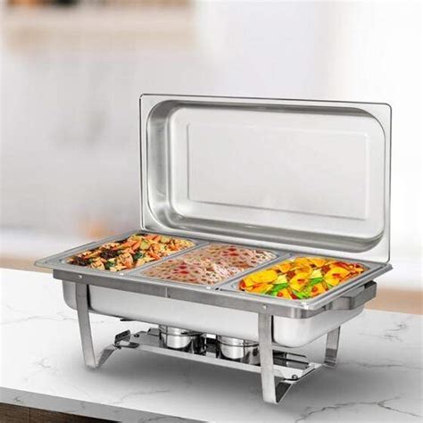 Smartware Chafing Dish Buffet Set Chaffing Dishes Stainless Steel